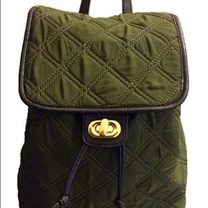 EXPRESSIONS NYC- Bucket-Style Green Backpack